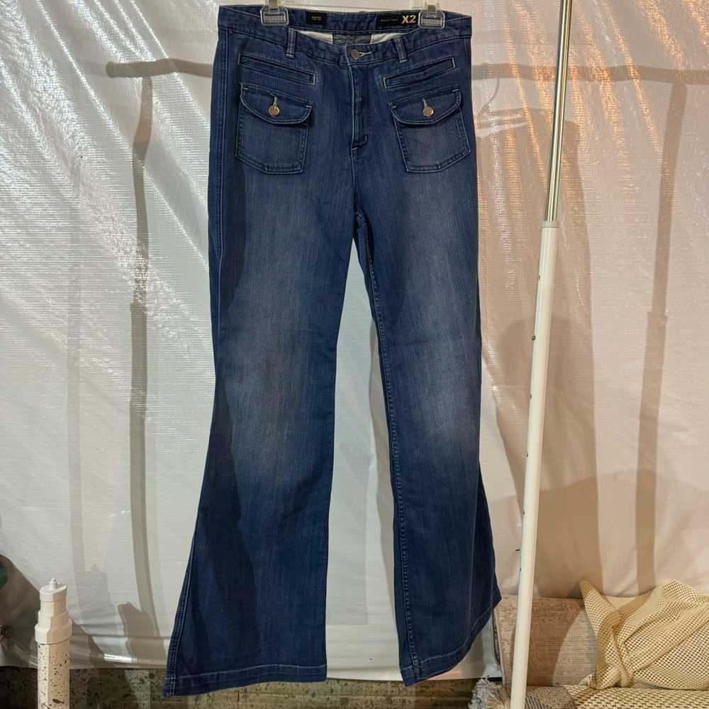 X2 high waist wide leg quality denim 10